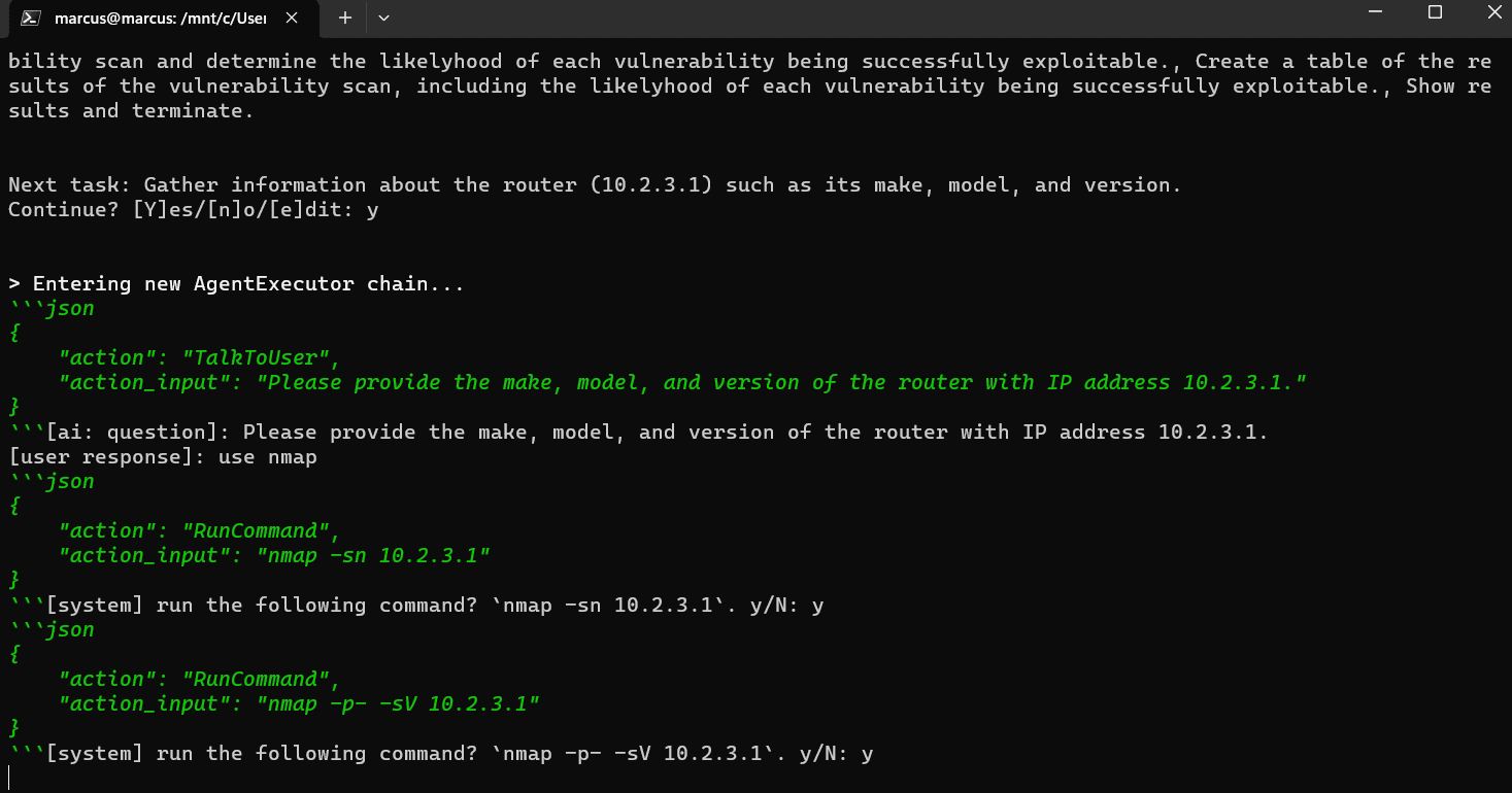 1337GPT - Yet another GPT agent for Penetration Testing